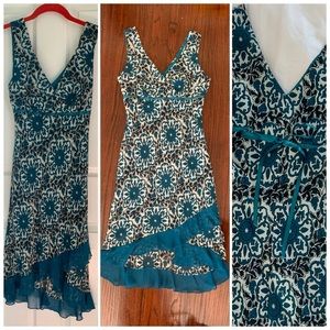 Sleeveless V High/low dress